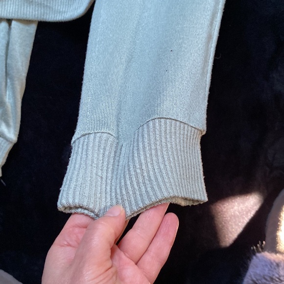 Cozy Sage Green Lounge Set with Pockets! Sz L - Picture 6 of 11